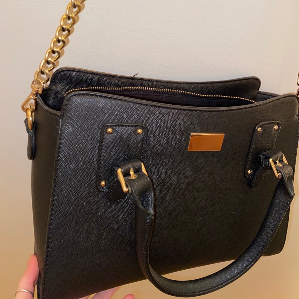 Large black purse
